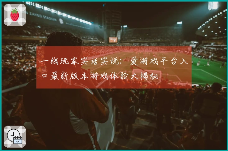 一线玩家实话实说：爱游戏平台入口最新版本游戏体验大揭秘